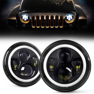 7-palčne LED lučke za jeep Wrangler JK CJ TJ Harley Davidson Hummer H2 Royal Enfield