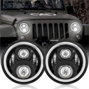 7 Inch LED headlamps for Jeep Wrangler JK 2007-2017