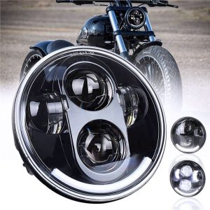 High Lumen Motorcycle Led Projector Headlights 5.75 "Led Headlight 12v Headlight for Harley Davidson