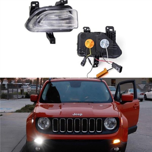 Morsun Avto Dodatki Led Daytime Running Lights Za Jeep Renegade 2015- 2018