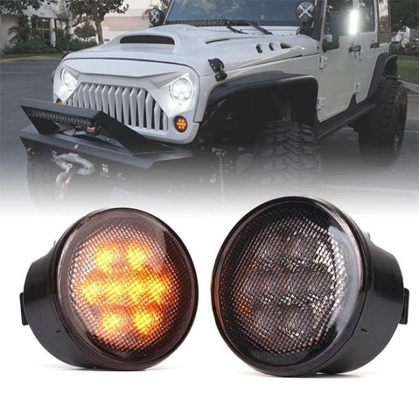 Sistem za osvetlitev vozila Morsun LED sprednji žar Zavojni signal za 2007-2016 Wrangler Jk Tj