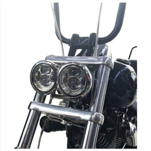 Morsun Plug And Play Fat Bob 4.56inch Žarometi za Harley 12v H4 Motorcycle Headlamp Projektor