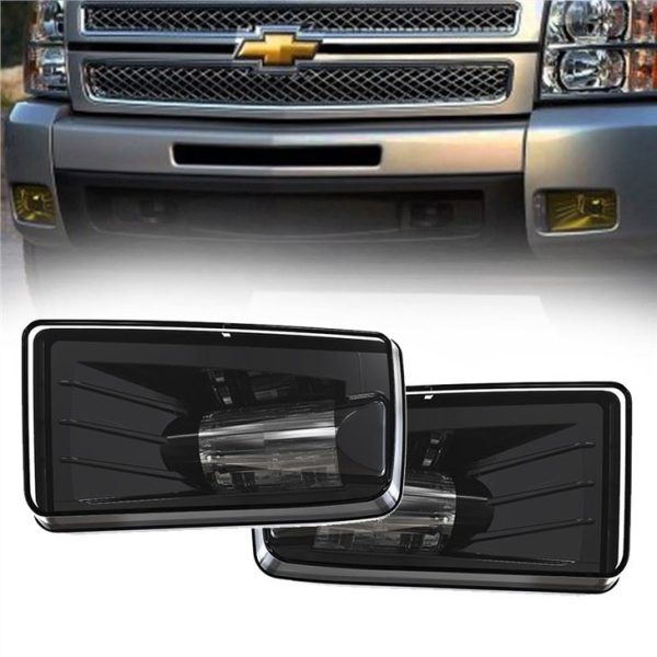 Morsun Square LED megle luči projektor za Chevy GMC SILVERADO 07-16 Silverado