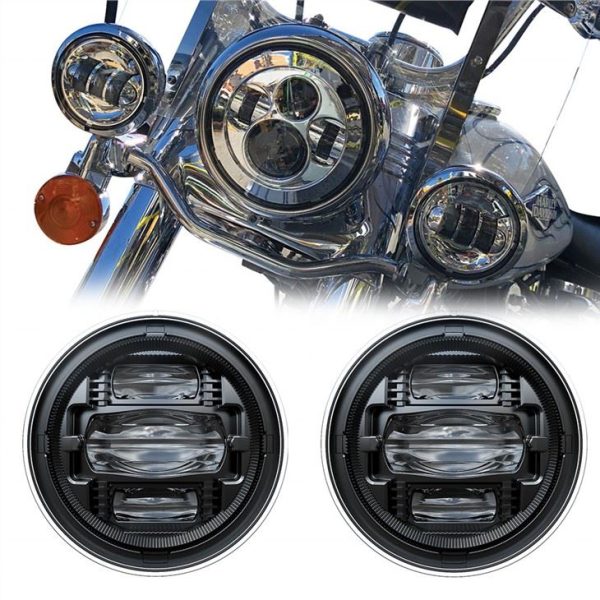 Morsun Motorcycle Auto Lighting System 4.5 Inch Led Meglenka Sklop Za Harley Electra Glide Ultra Classic
